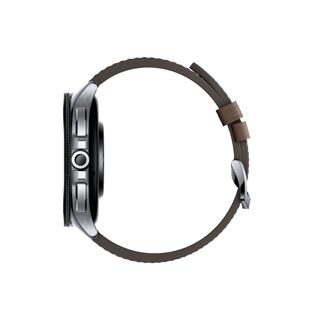 Xiaomi Watch 2 Pro - فضي مع حزام جلد بني Xiaomi Watch 2 Pro - فضي مع حزام جلد بني